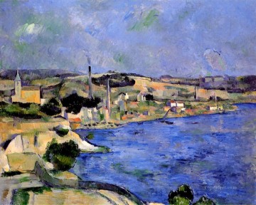 The Bay of lEstaque and Saint Henri Paul Cezanne Oil Paintings